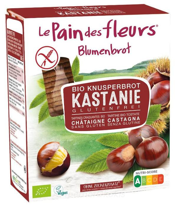 Produktfoto zu Blumenbrot Kastanie glutenfrei 150 g