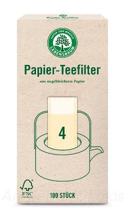 Produktfoto zu Teefilter Größe 4 für Kannen