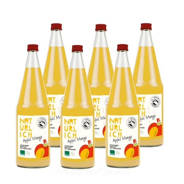 Produktfoto zu Apfel-Mango Saft 6x1 l