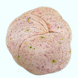 Produktfoto zu Puten-Pistazienwurst, geschnitten ca. 150g