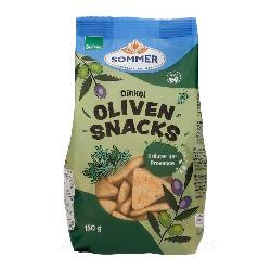 Produktfoto zu Dinkel Oliven Snack 150 g