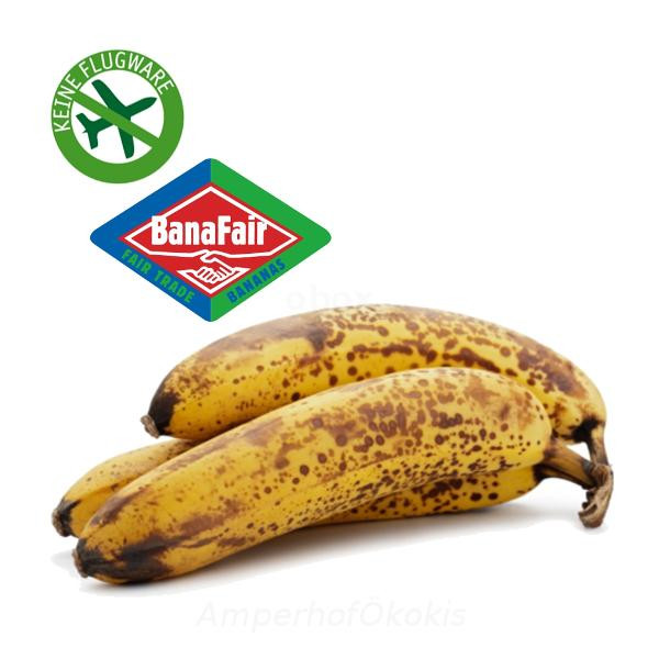 Produktfoto zu Bananen reif, mit Flecken ca. 500g