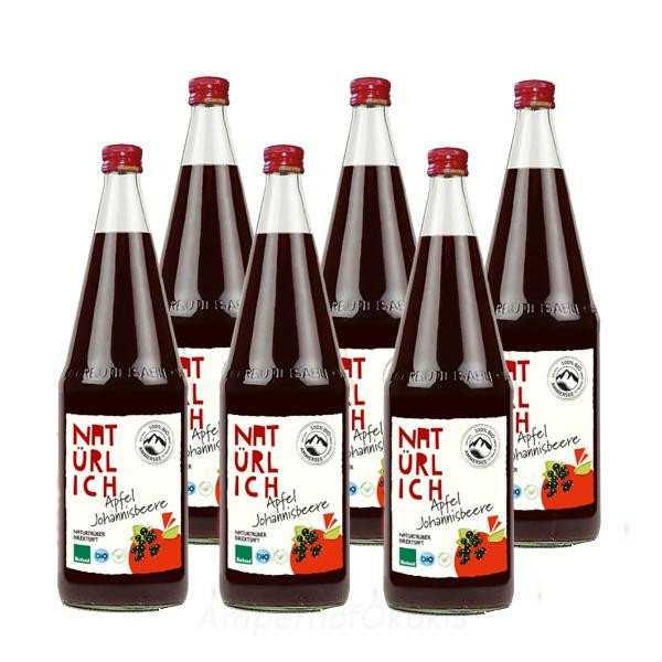 Produktfoto zu Apfel Johannisbeer Saft 6x1l