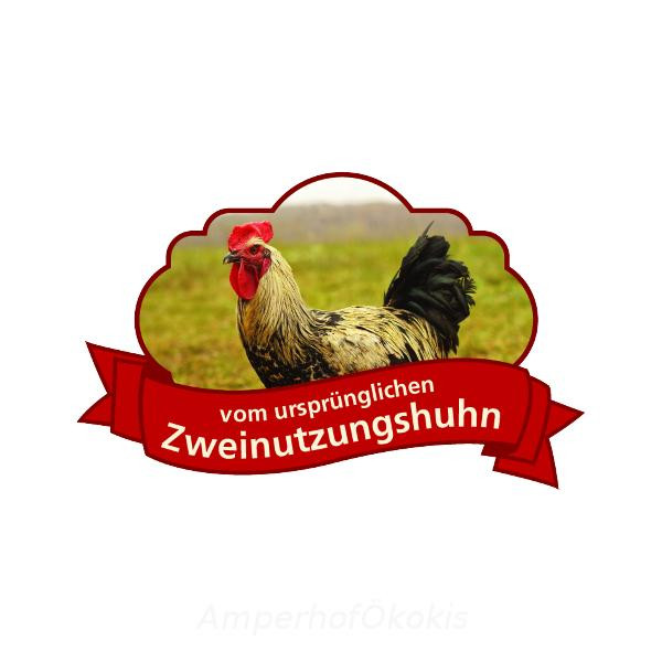 Produktfoto zu Hier finden Sie Gockel Produkte vom Zweinutzungshuhn