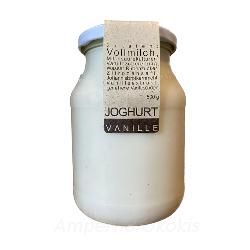 Produktfoto zu Dürnecker Joghurt Vanille 500g Glas 3,8% Heumilch pasteu.