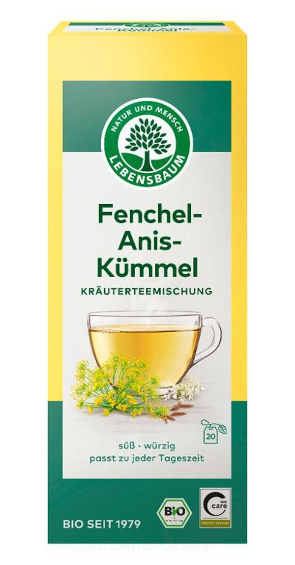 Produktfoto zu Fenchel Anis Kümmel, 20 Teebeutel