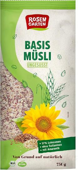 Produktfoto zu Basis Müsli Amaranth 750 g