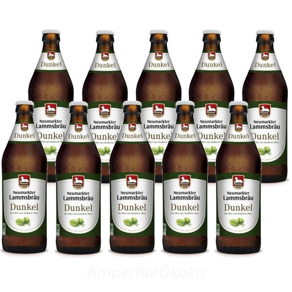 Produktfoto zu Neumarkter Dunkel 10x0,5 l