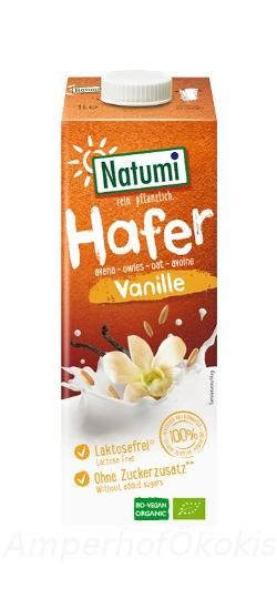 Produktfoto zu Natumi Haferdrink Vanille 1 l