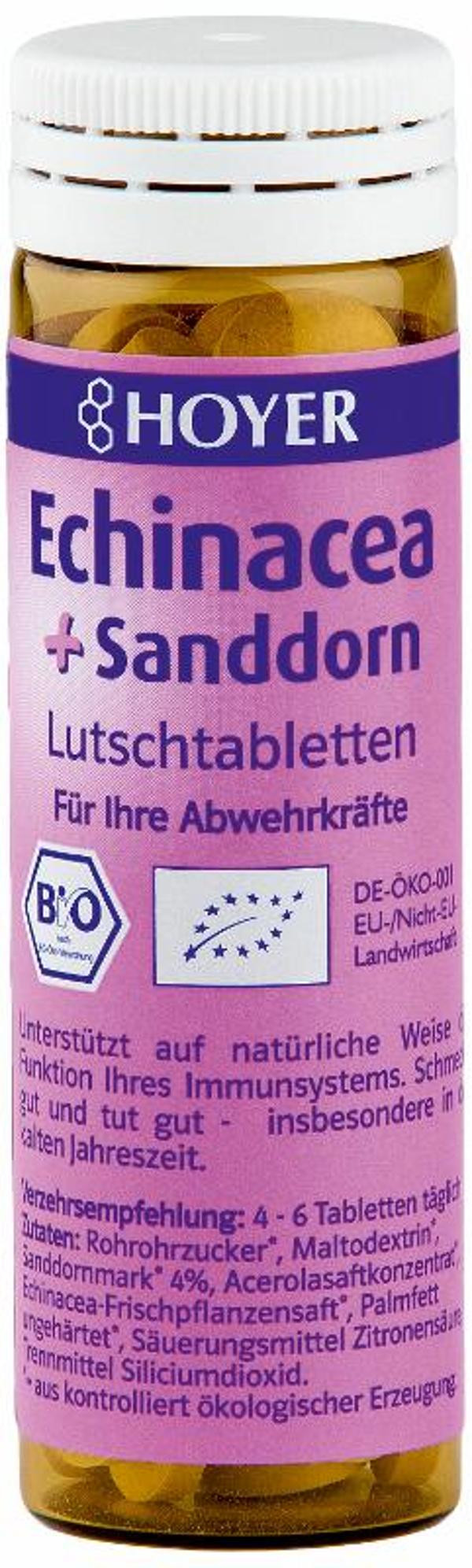 Produktfoto zu Lutschtabletten Echinacea Sanddorn 60 Stück