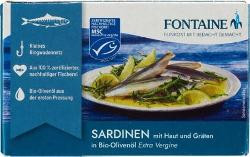 Produktfoto zu Sardinen mit Haut und Gräten 120 g