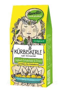 Produktfoto zu Kürbiskerle Joghurtschokolade & Zitrone 80 g