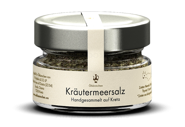 Produktfoto zu Kräutermeersalz Kreta 70 g