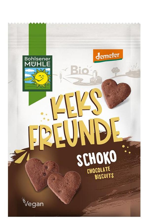 Produktfoto zu KeksFreunde Schoko 125 g