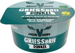 Produktfoto zu Greenhorn veganer Grießbrei Dinkel 150g