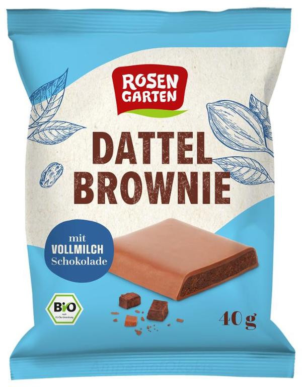 Produktfoto zu Dattel Brownie Vollmilch 40 g