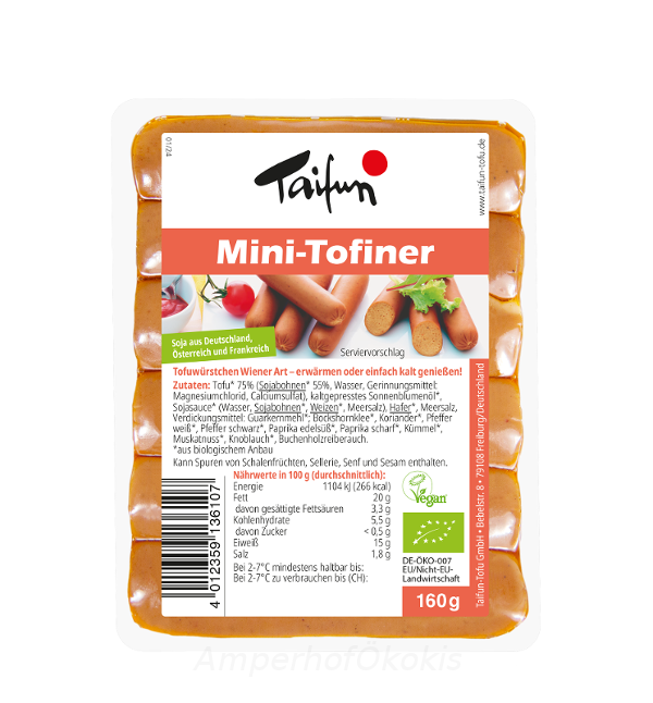 Produktfoto zu Tofu-Mini-Wiener 6St 160g