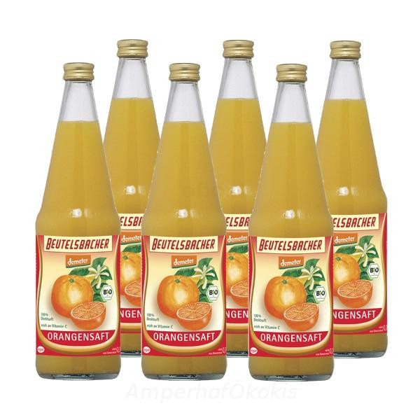 Produktfoto zu Orangensaft 6x0,7 l