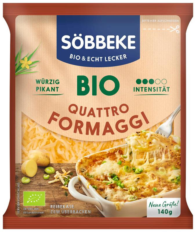 Reibekäse Quattro Formaggi 140g