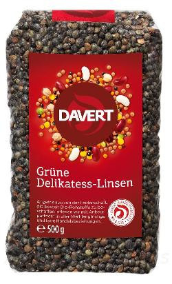 Produktfoto zu Linsen, grün 500g