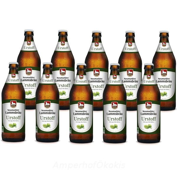 Produktfoto zu Neumarkter Helles Urstoff 10x0,5 l