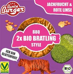 Produktfoto zu Bunte Burger Red Lentil BBQ-Style 2 St.