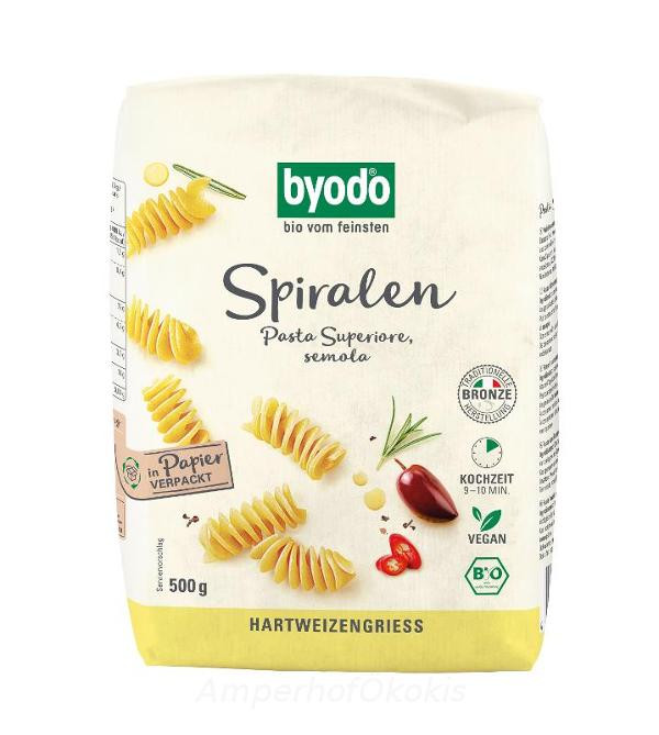 Produktfoto zu Byodo Spiralen 500 g