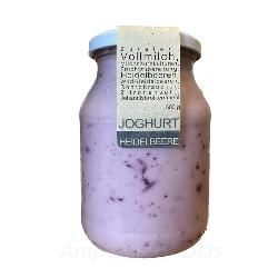 Produktfoto zu Dürnecker Joghurt Heidelbeer 500g Glas 3,8% Heumilch pasteur.