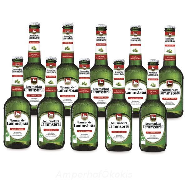 Produktfoto zu Neumarkter Helles alkoholfrei 10x0,33 l