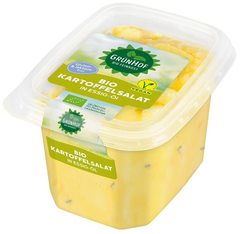 Delikatess Kartoffelsalat mit Essig und Öl 400g