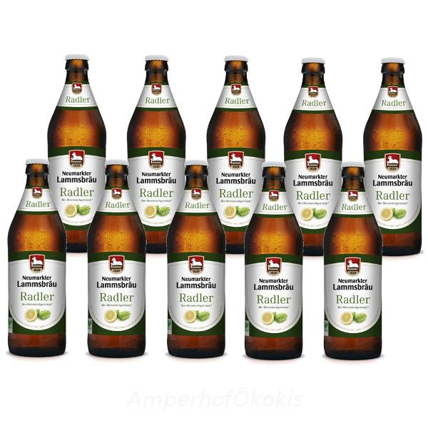 Produktfoto zu Neumarkter Radler 10x0,5 l