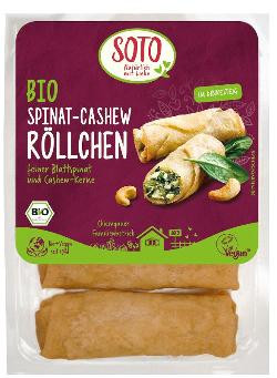 Produktfoto zu Spinat Cashew Röllchen 200g