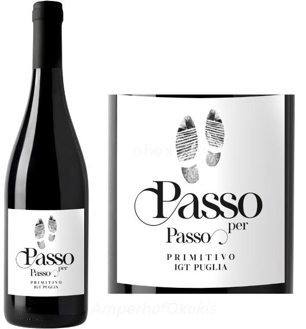 Produktfoto zu Primitivo Passo per Passo 0,75 l