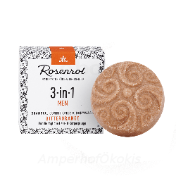 Produktfoto zu Festes Shampoo Men 3 in 1 Bitterorange 60 g