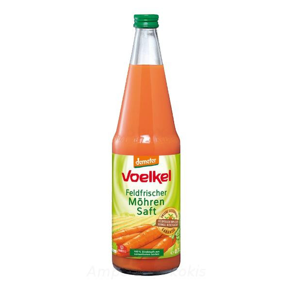 Produktfoto zu Möhrensaft feldfrisch  Voelkel 0,7 l