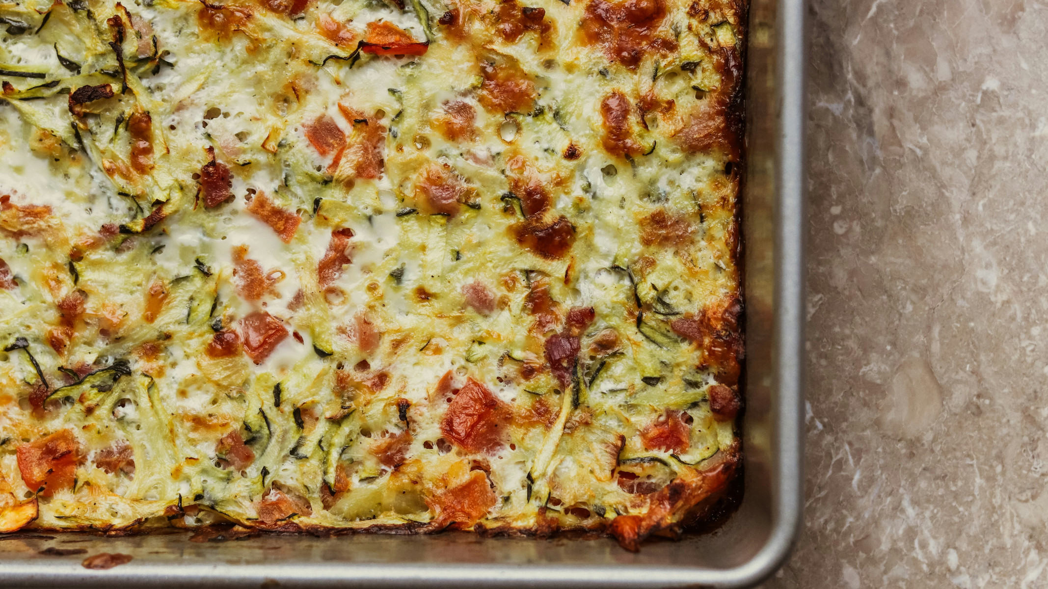 Rezeptbild für Zucchini-Pizza - vegan