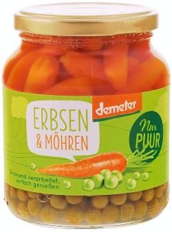 Produktfoto zu Erbsen & Möhren 350 g