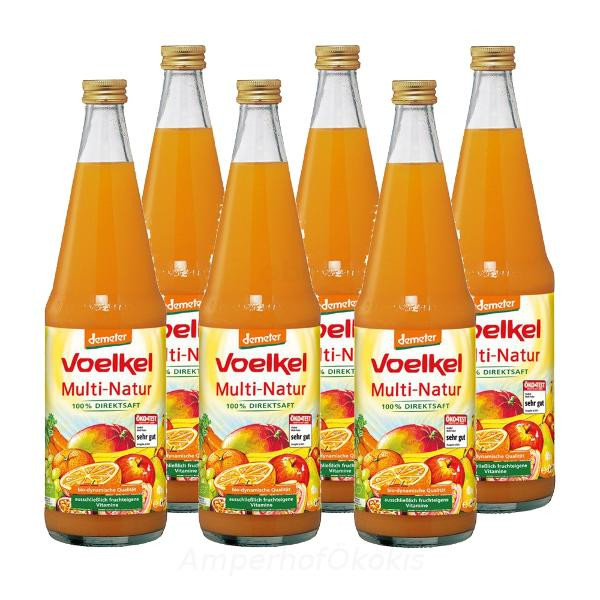 Produktfoto zu Multi-Natur-Saft Voelkel 6x0,7 l