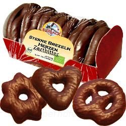 Produktfoto zu Lebkuchen Brezeln Zartbitter 175 g