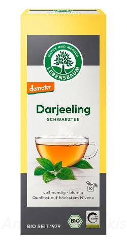 Produktfoto zu Schwarztee Darjeeling, 20 Teebeutel