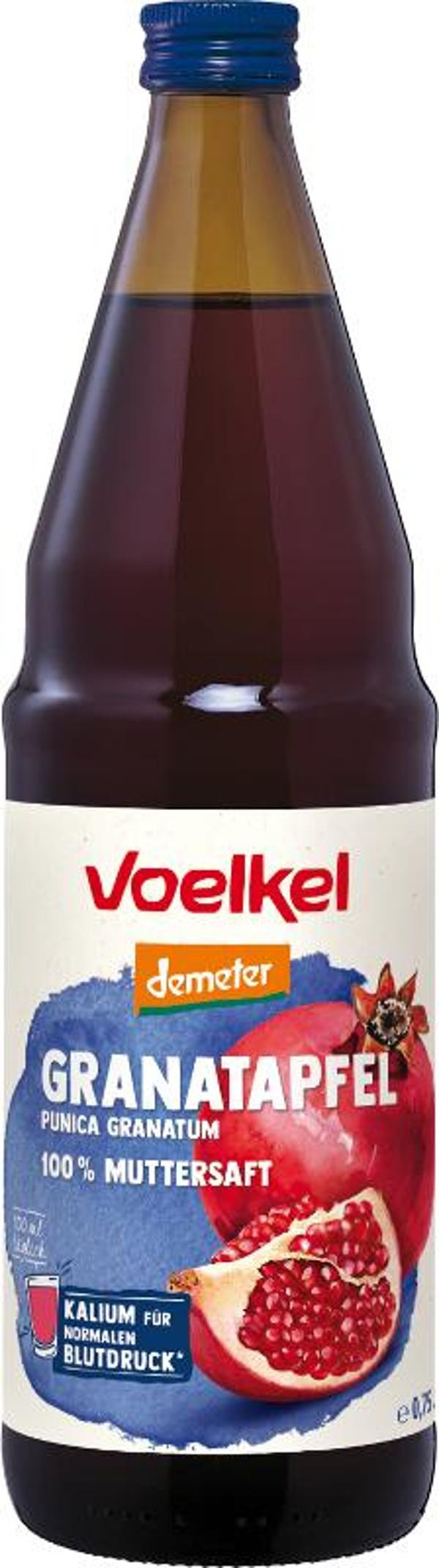 Produktfoto zu Granatapfel-Saft pur Voelkel 0,75 l