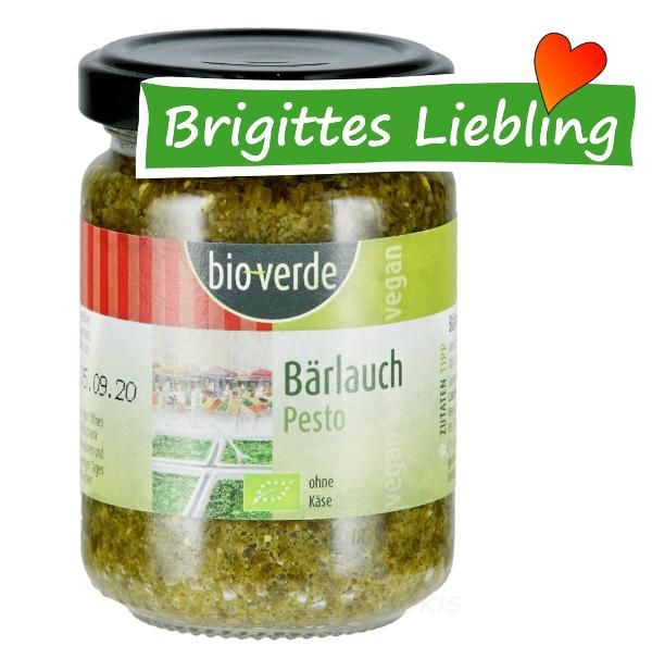 Produktfoto zu Pesto Bärlauch 125g Glas vegan