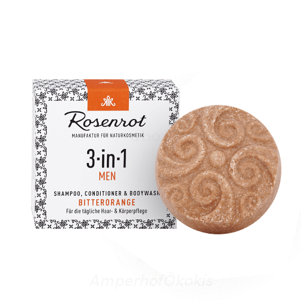 Produktfoto zu Festes Shampoo Men 3 in 1 Bitterorange 60 g