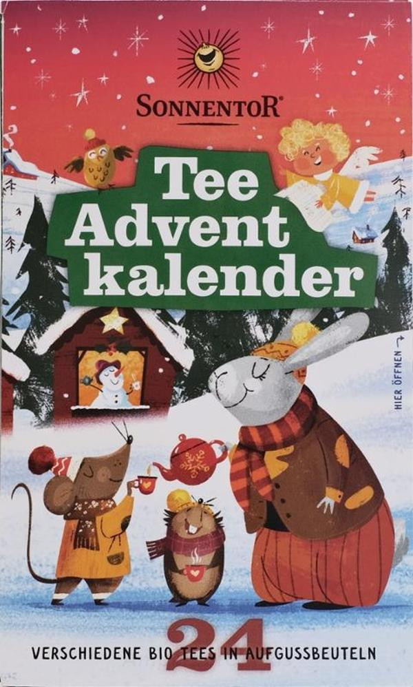 Produktfoto zu Tee Adventskalender - 24 Teebeutel