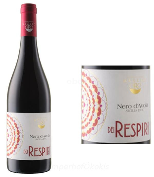 Produktfoto zu Nero d´Avola Dei Respiri 0,75 l