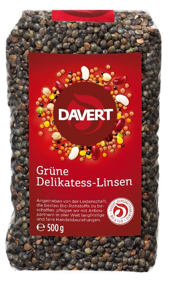 Produktfoto zu Linsen, grün 500g