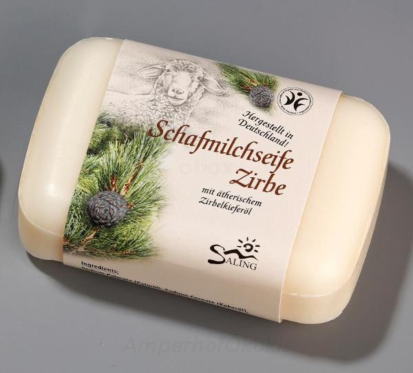 Produktfoto zu Schafmilchseife Zirbe 100 g