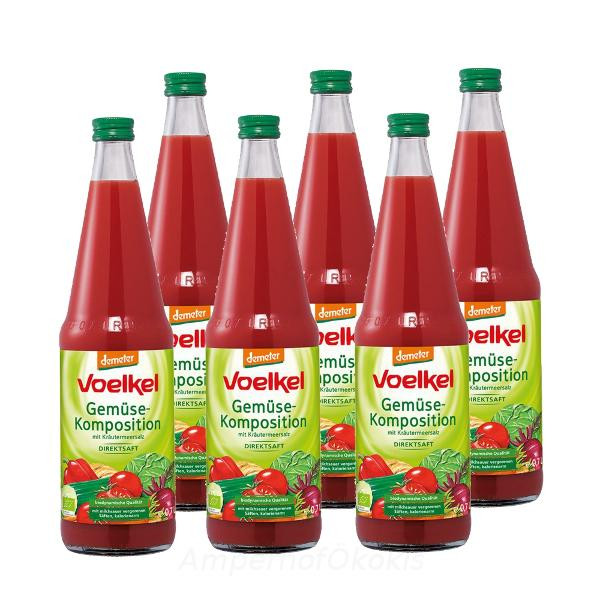 Produktfoto zu Voelkel Gemüsesaft 6x0,7 l